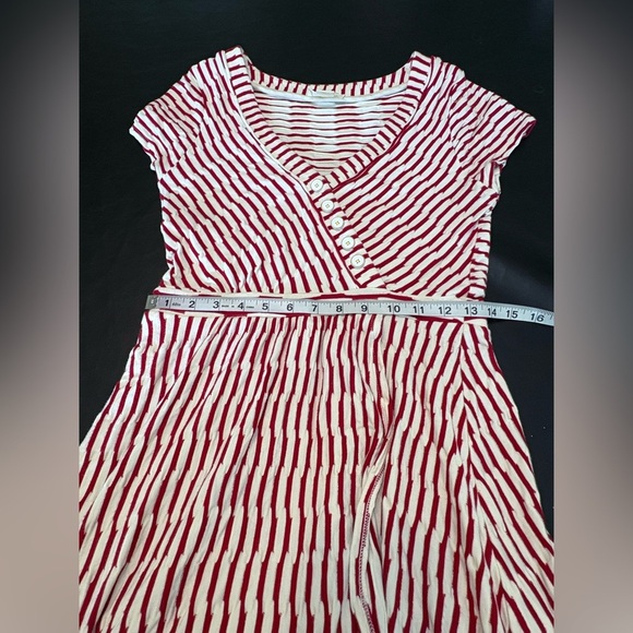 Anthropologie Maeve Paladino Textured Wrap Dress Size Small - Picture 13 of 16